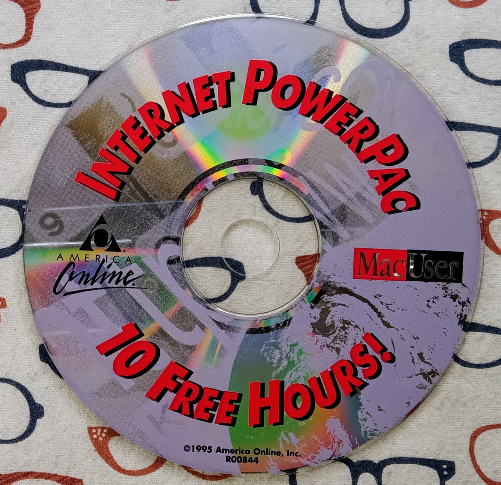 America Online Internet Power Pac 1995 Macintosh CD-ROM MacUser Magazine