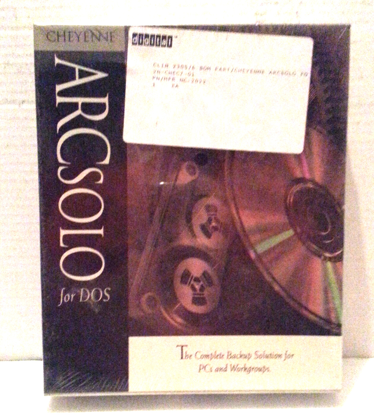 Cheyenne ARCsolo for DOS V2.2 Complete Backup Software PC Workgroup SEALED!
