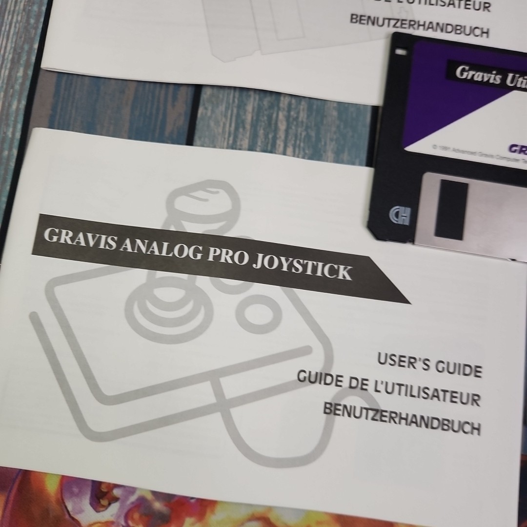 Gravis Utilities 3.5″ Floppy Disk 1991 Software Tool for PC – Vintage