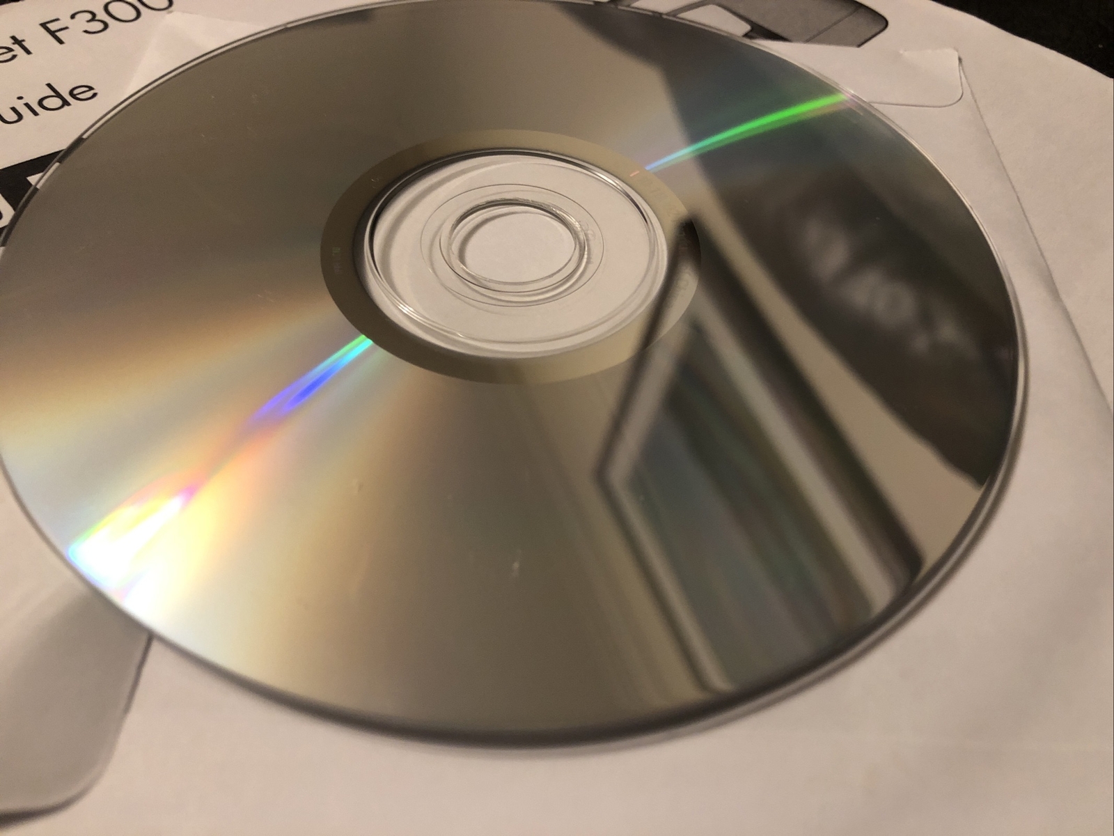 HP Deskjet F300 Series Disk/Guide Windows 98SE, ME, 2000, XP, VER 7.0.1~Mac OS X