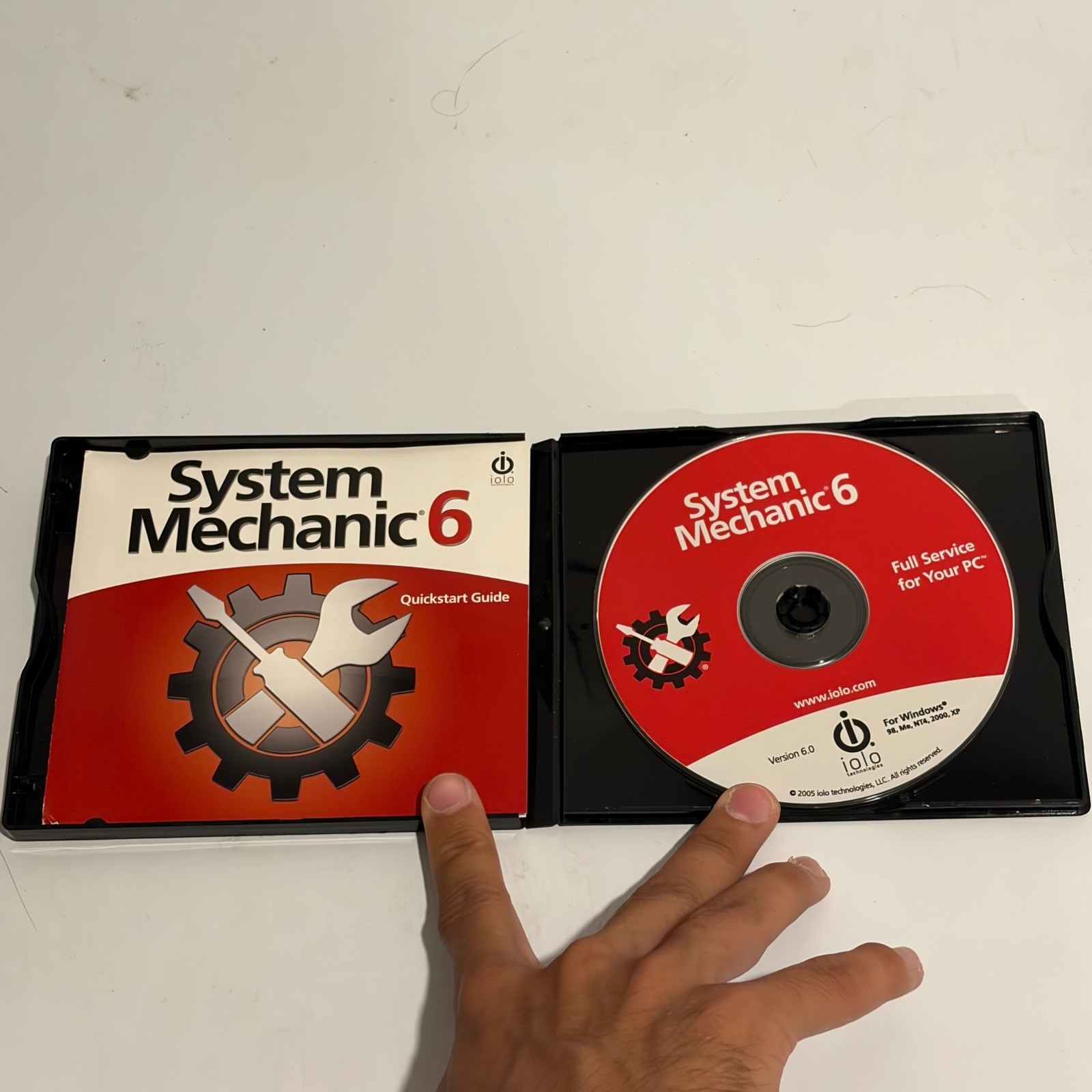 iolo System Mechanic 6 PC Utility Software Windows XP 2000 98 Me NT4 CD-ROM 2005