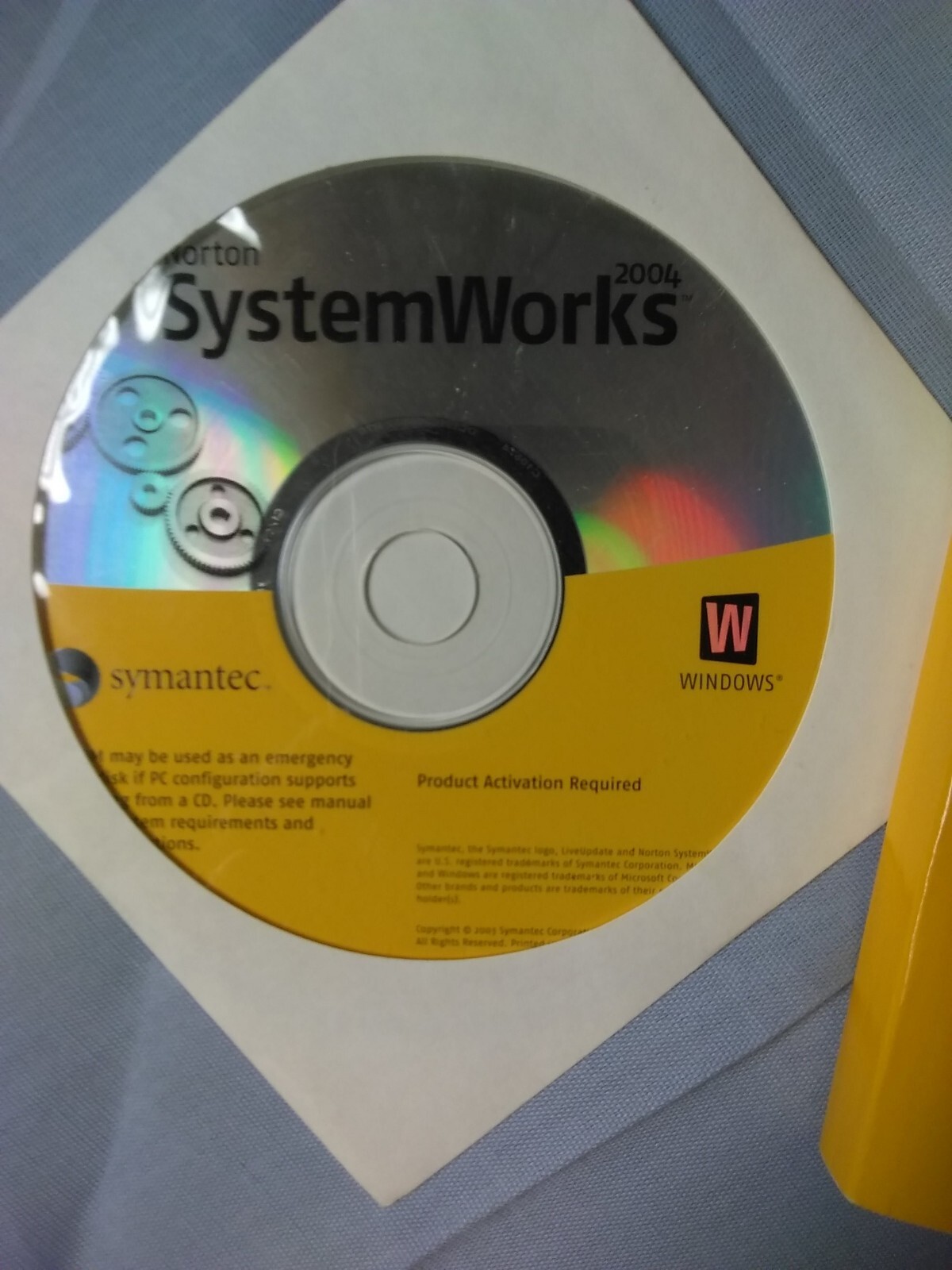 Symantec Norton SystemWorks 2004 Key – Disc User’s Guide Original Box – Windows