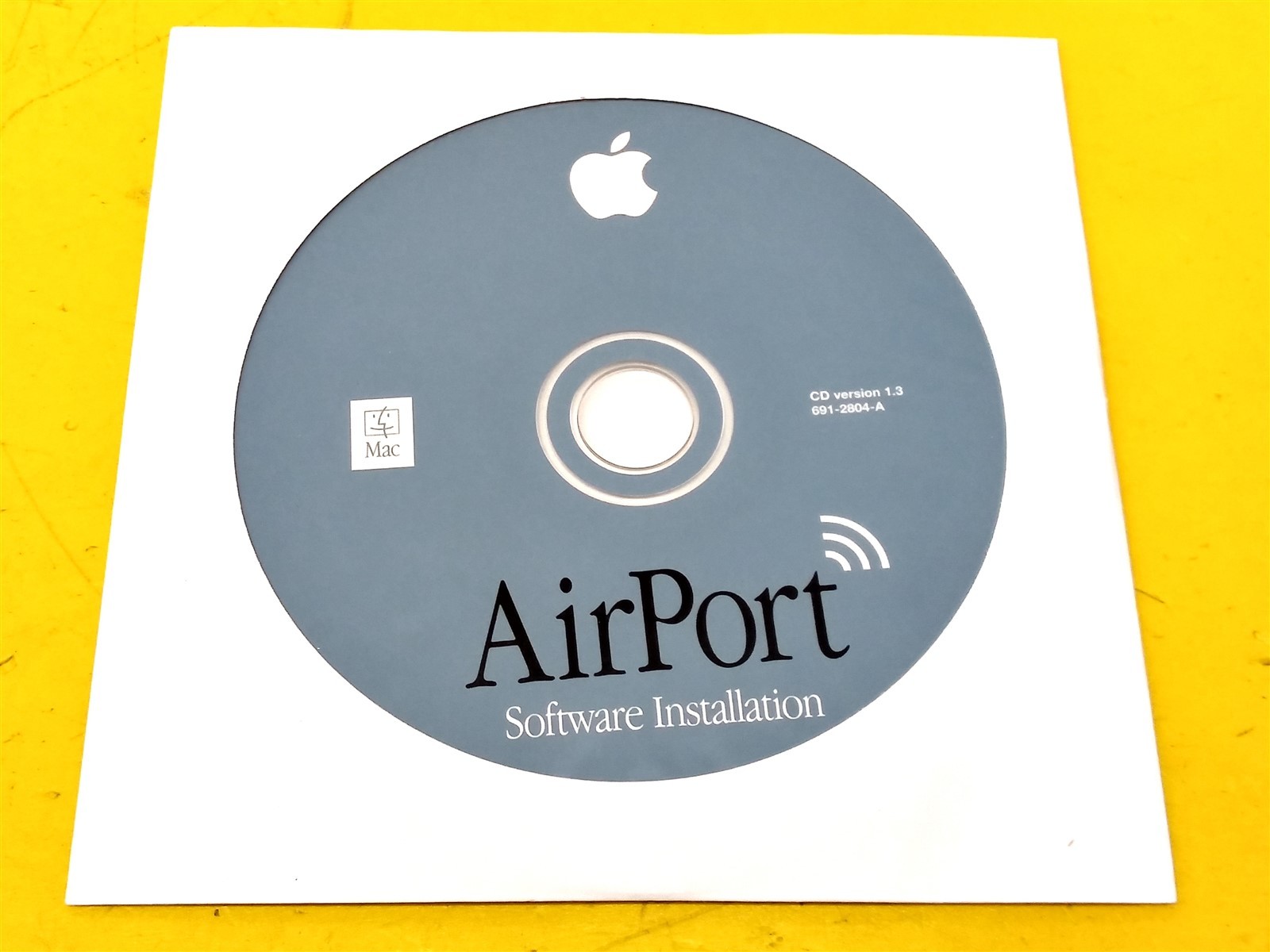 ⭐️⭐️⭐️⭐️⭐️ Apple AirPort Software Installation CD Disc Ver. 1.3 & Setup Manual