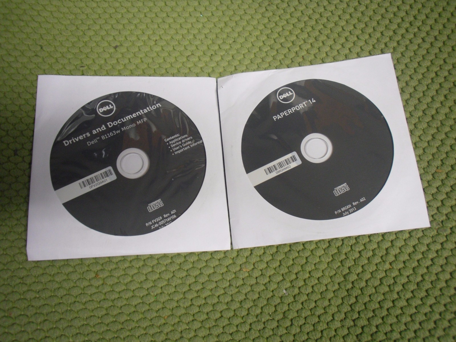 Genuine Dell B1163W Mono MFP Printer CD Software Drivers Utilities JC46-00376A