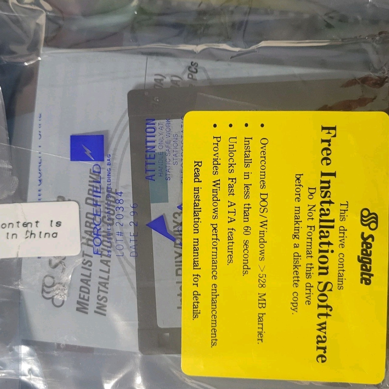Jaton Video 57P Box w/ Paperwork, Discs and LWHA151A00 ISA Sound Card