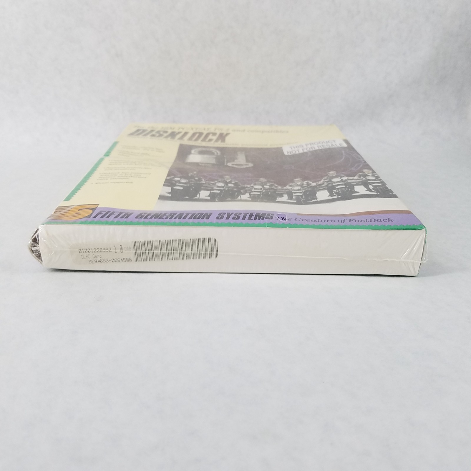 Disklock Fifth Generation Systems IBM PC/XT/AT, PS-2 Vintage Software – SEALED
