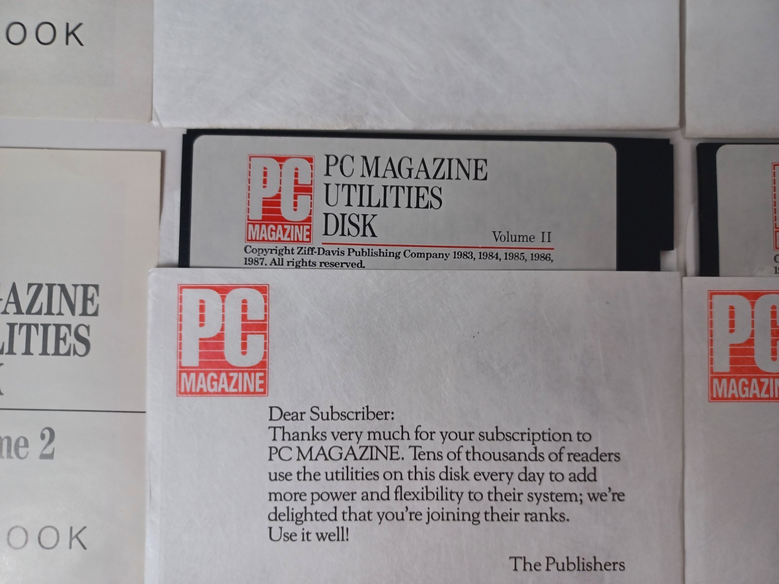 PC Magazine Utilities Disk I, II, III + DOS Power Tools – 5.25″ Floppy Disks