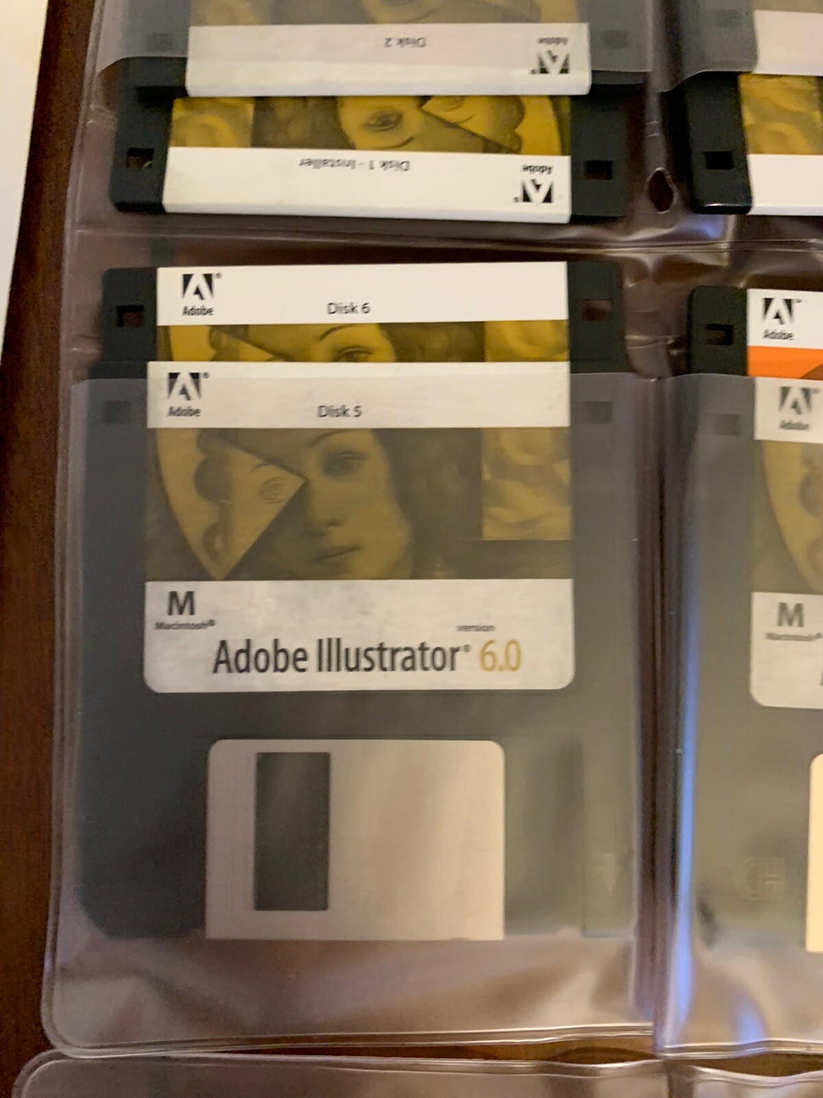 Adobe Photoshop 3.0 Adobe Illustrator 6.0 Bundle For Mac 3.5 inch Floppy 1993