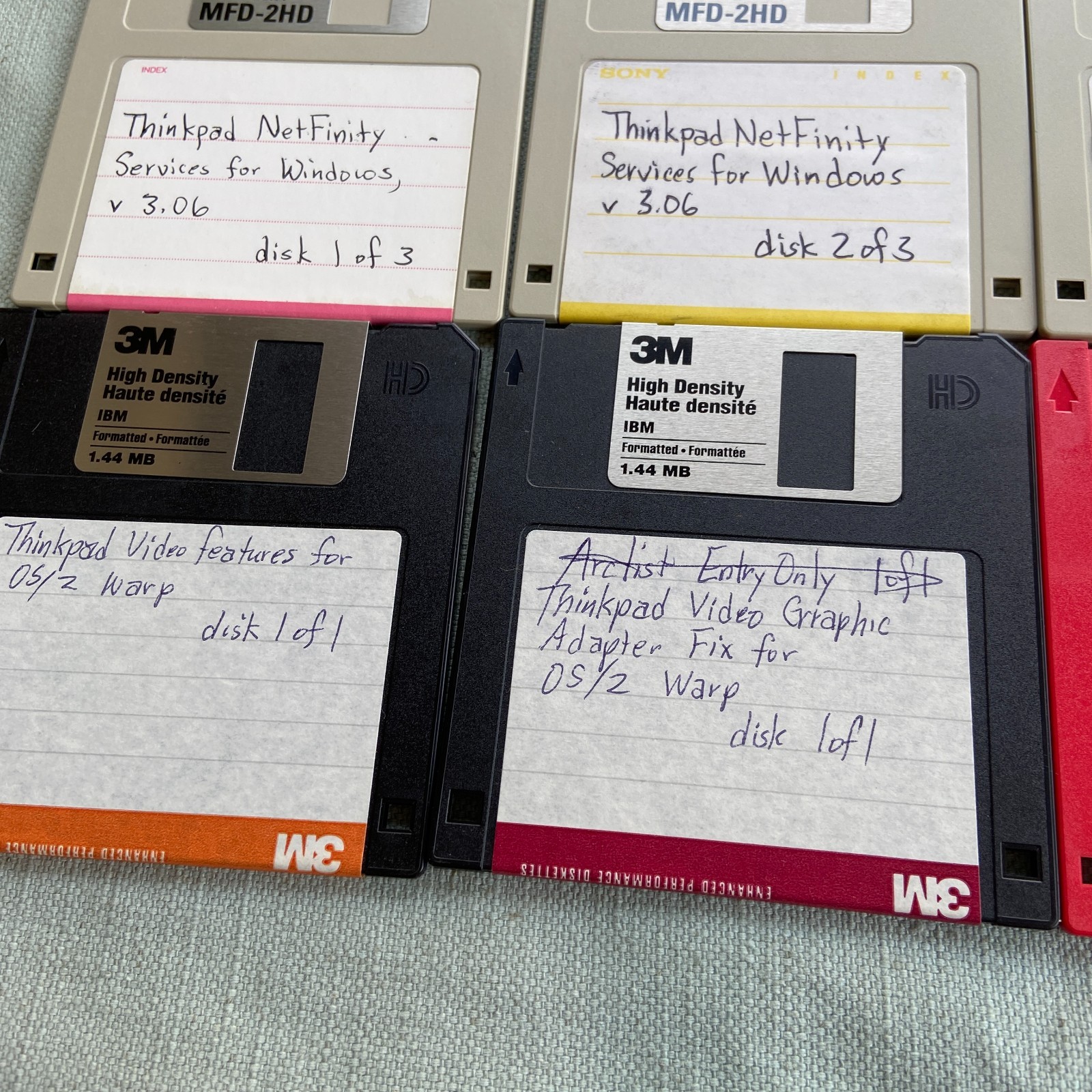 Software Lot IBM Thinkpad Utility CDROM PCMCIA TranXit WinCIM NetFinity Video