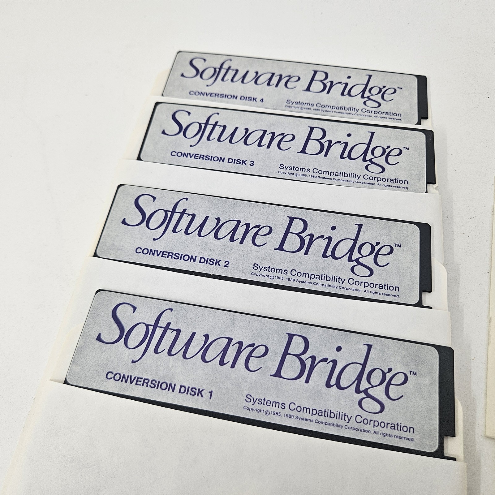 Software Bridge Conversion & System Disks 5.25″ Floppy Set (6 Disks) Systems