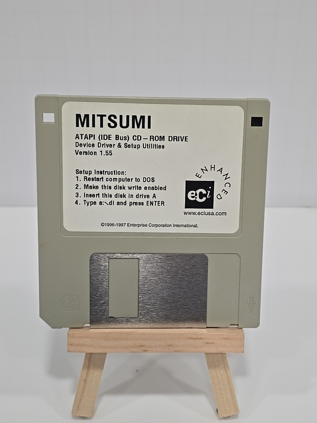 Mitsumi ATAPI CD-Rom Driver & Setup Utilities 3.5″ Floppy Version 1.55 for DOS