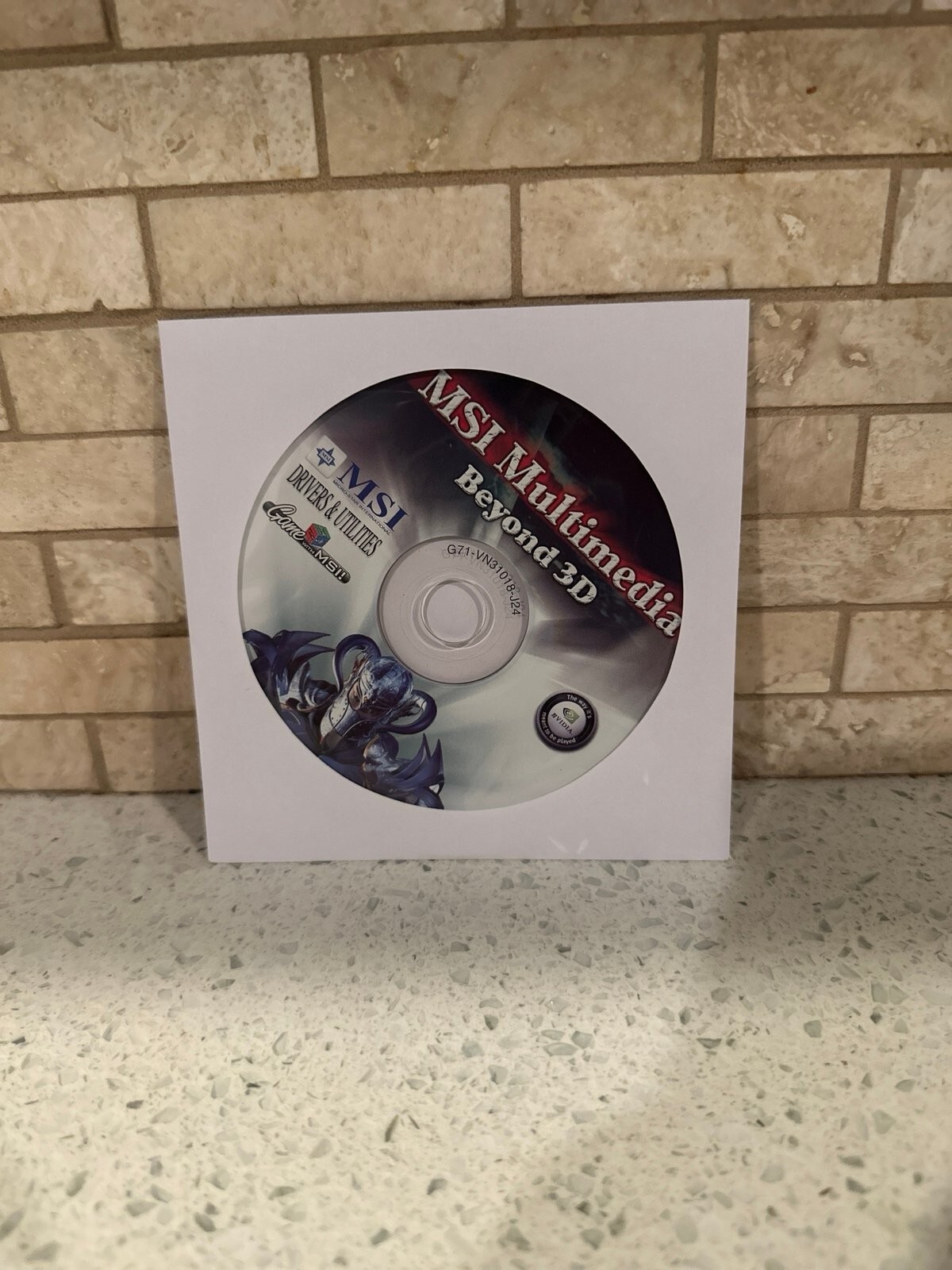 MSI Multimedia Beyond 3D Drivers and Utilities CD bc