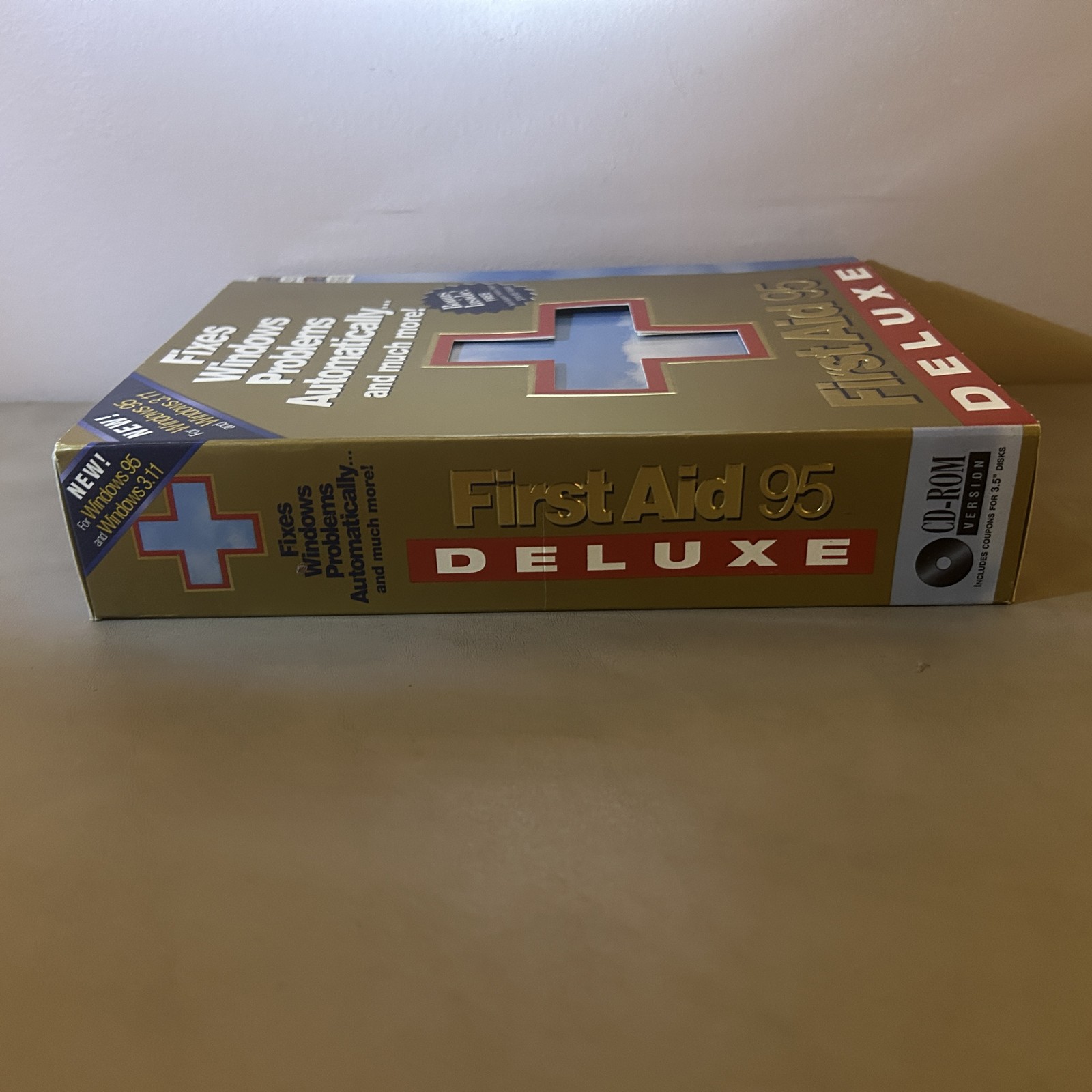 First Aid 95 Deluxe CD-ROM CyberMedia Windows 95 3.1 3.11 Vintage PC Software