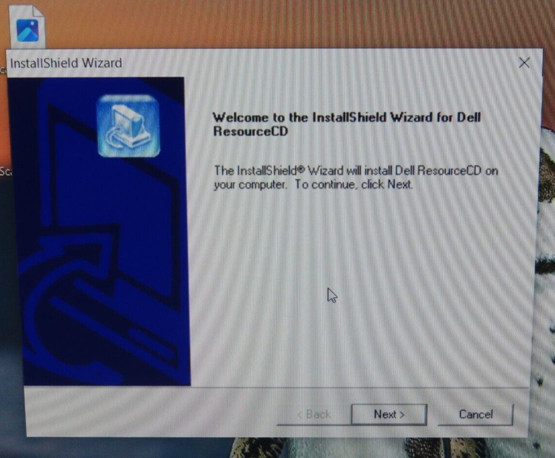 DELL Reinstall 5 CD’s 2002-2003: Resource, Roxio, Tools, Data/Fax, Color Monitor