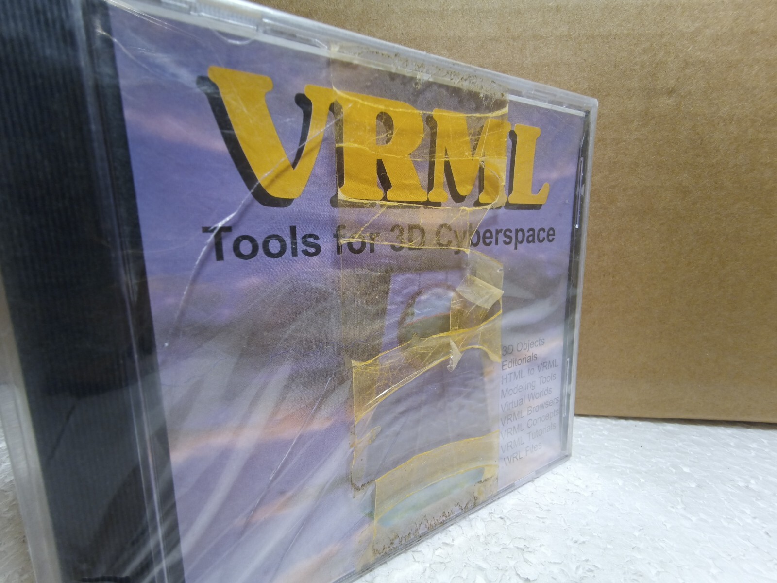VRML Tools For 3D Cyberspace PC CD-ROM Jewel Case NEW “SEALED” Vintage