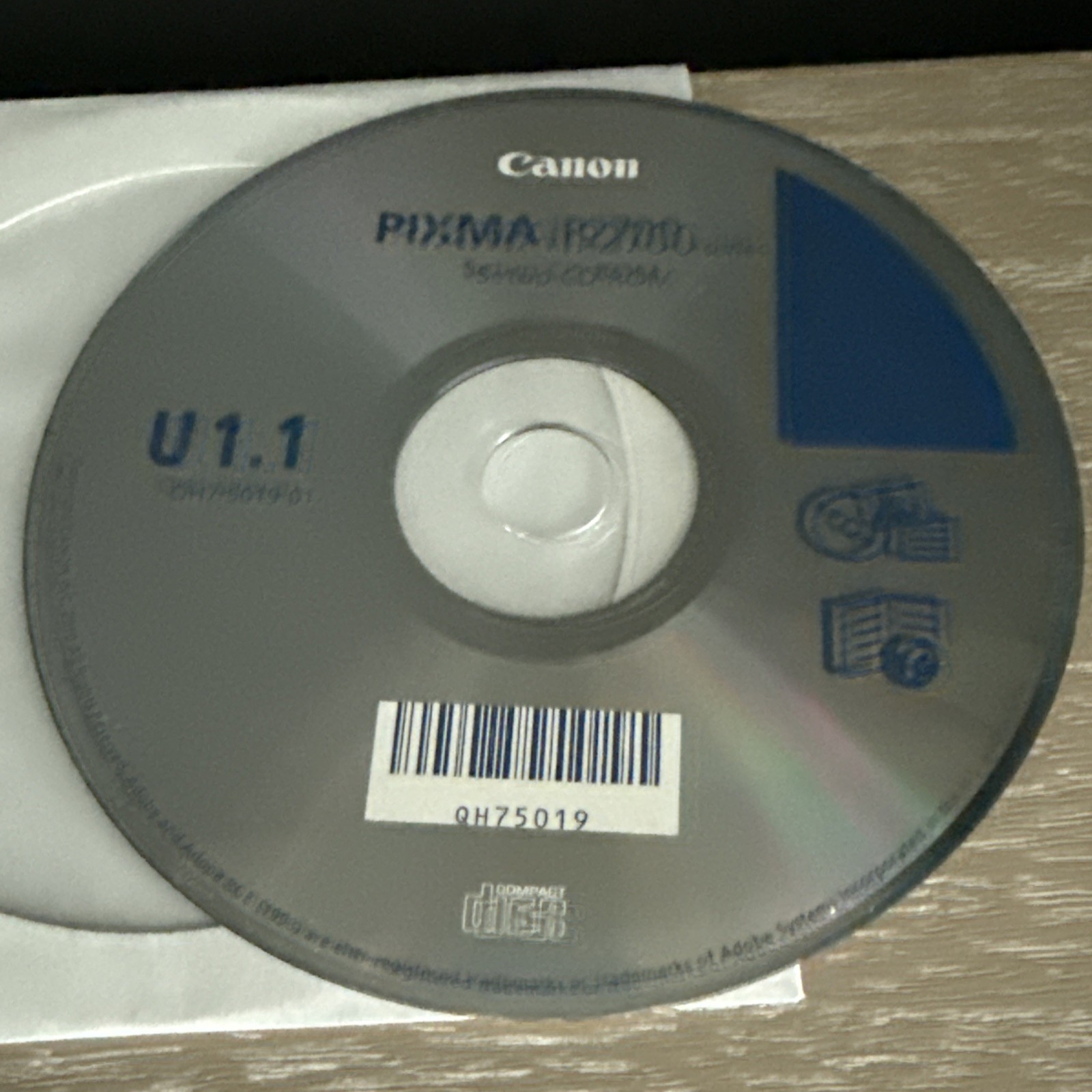 Canon Pixma iP2700 series Setup CD-ROM Windows U 1.1 Installation Software Disc