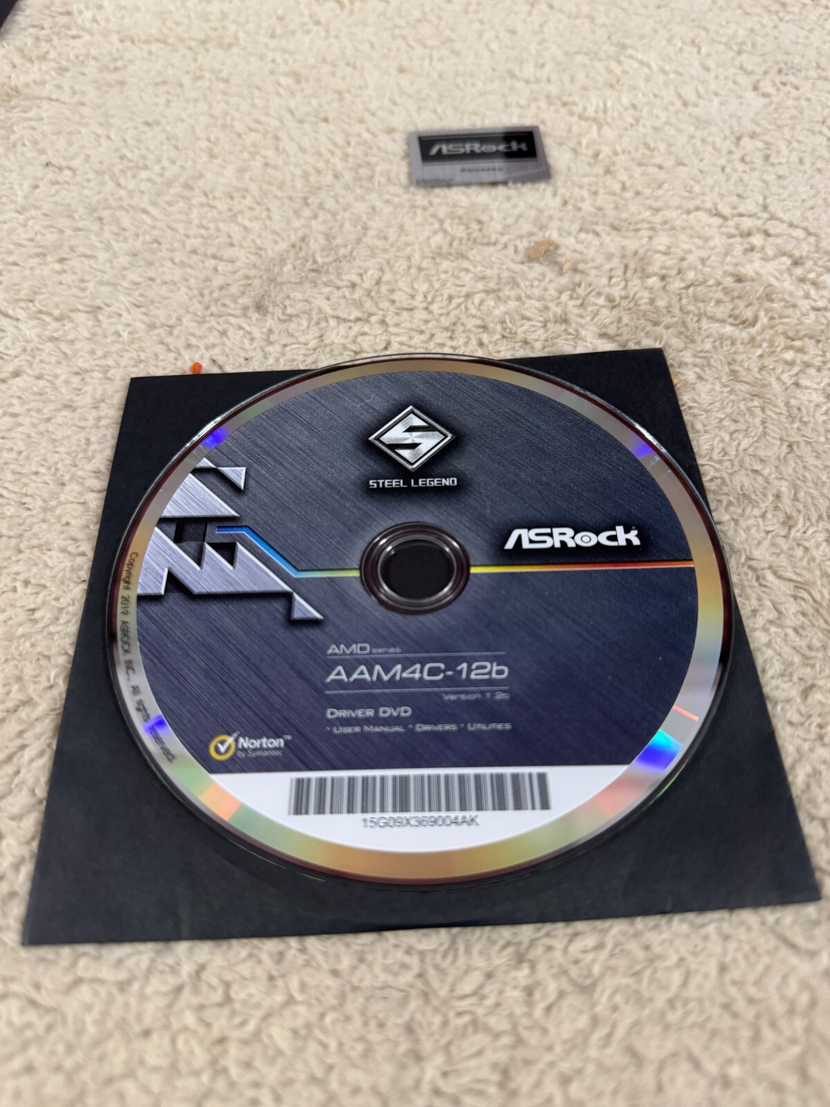 ASROCK AMD SERIES AAM4C-12B DRIVER DVD – USED!!!