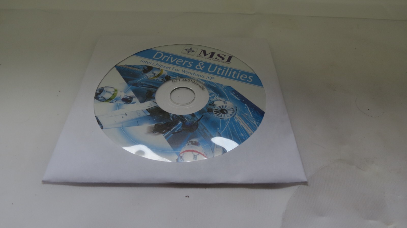 Genuine MSI Drivers & Utilities CD Intel Chipset For Windows XP G71-MI31020-J24