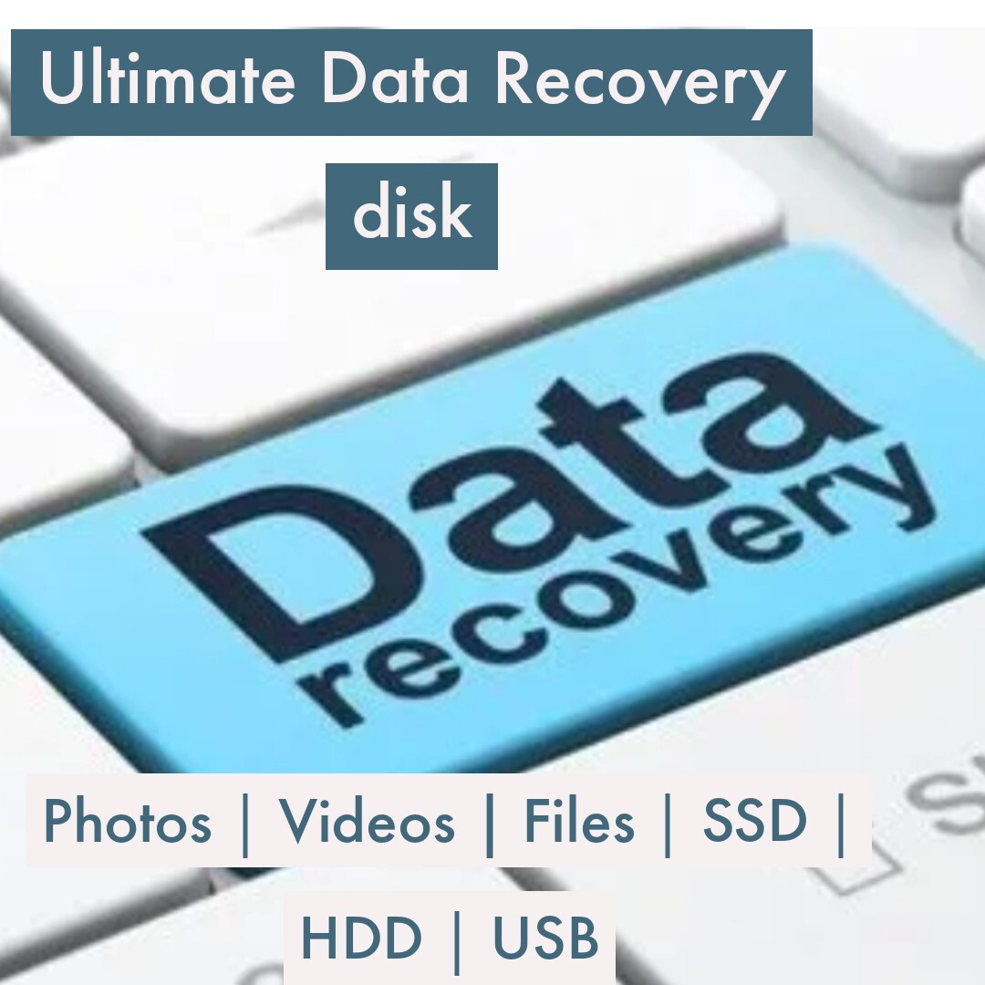Any Data Recovery Restore Undelete HDD SSD USB SD Professional Software PC DVD +