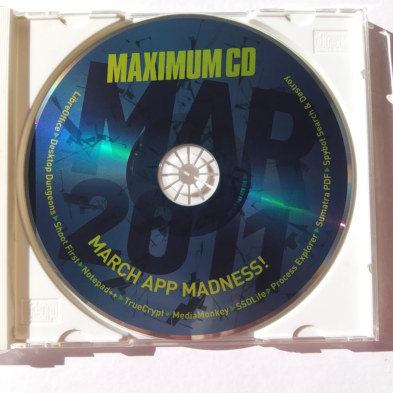 Maximum CD March 2011 App Madness PC Utility Software CD TrueCrypt Portable