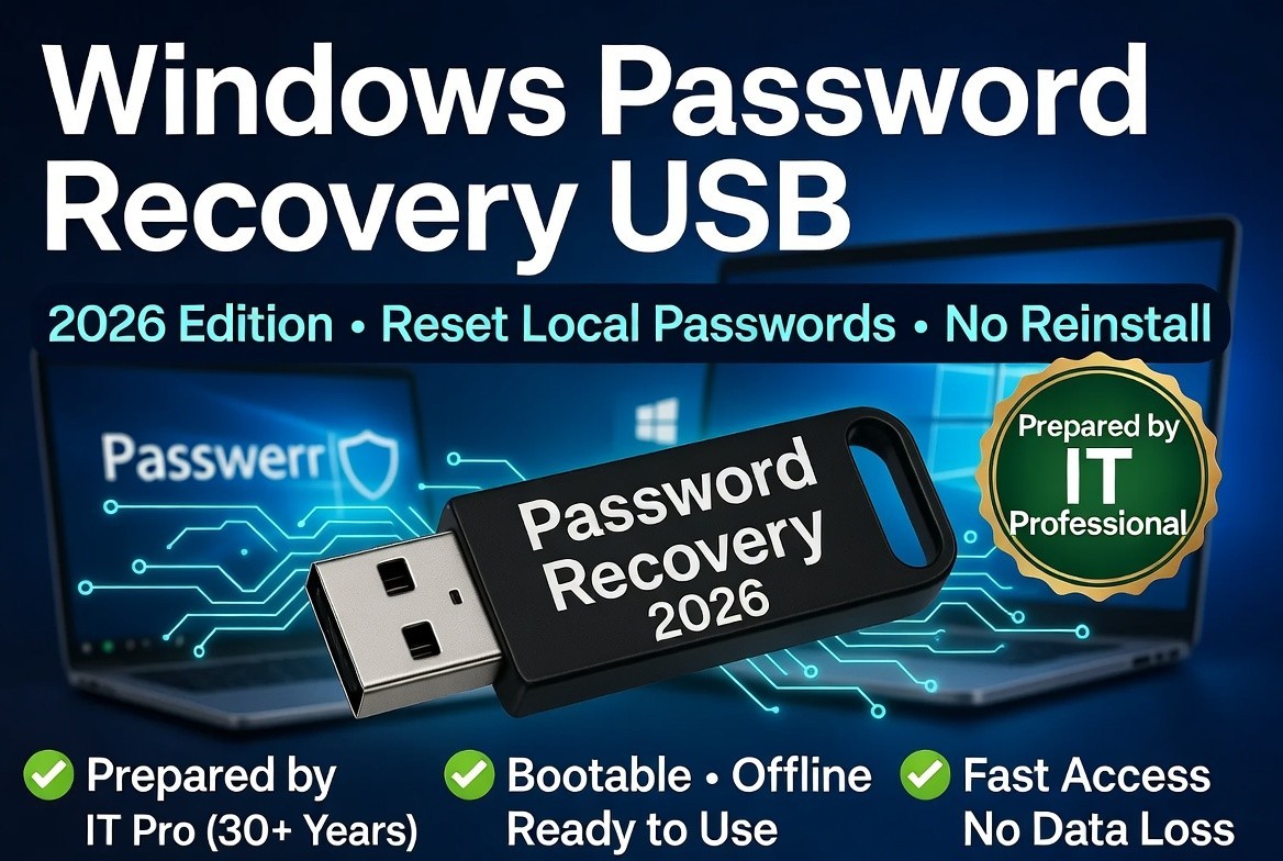 2026 Windows Password Rescue Restore Reset Tool