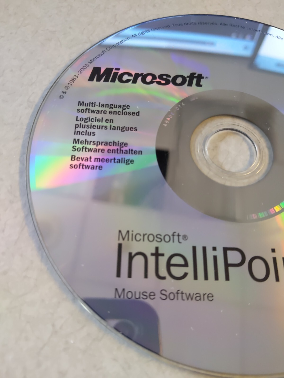 Microsoft IntelliPoint 5.0 Mouse Software