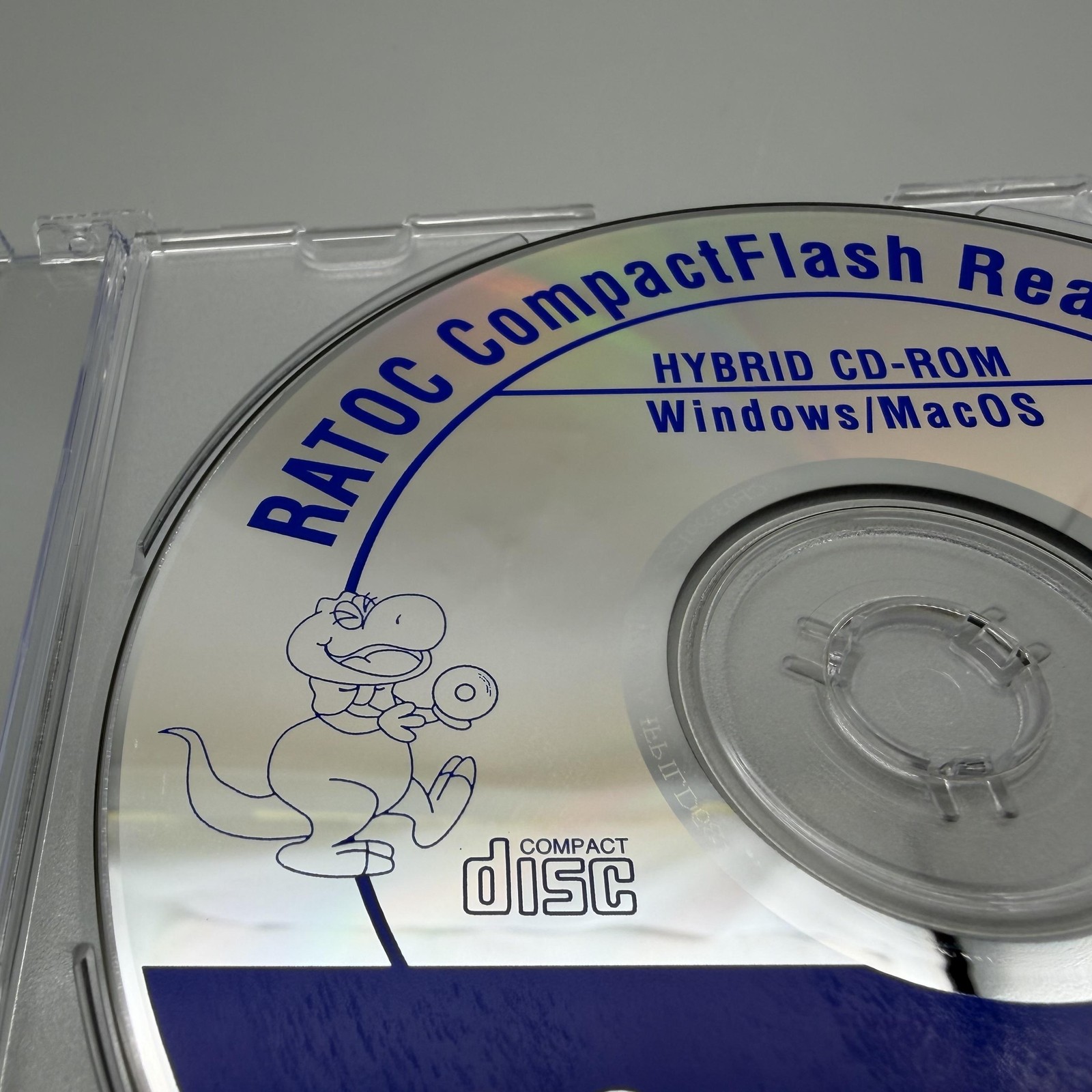 Vintage 1999 RATOC CompactFlash Reader/Writer CF03U Hybrid Driver CD Windows Mac