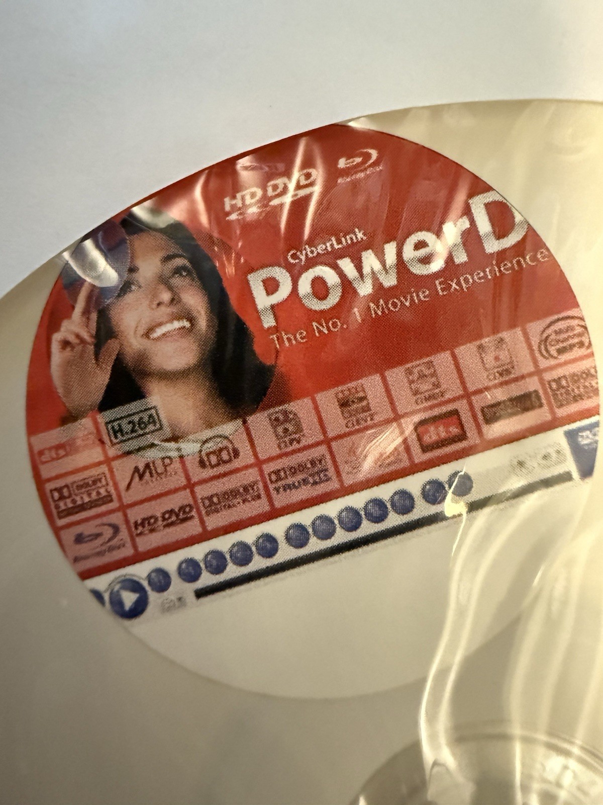 Cyberlink PowerDVD 8 HD DVD Blu-ray Disc With Key