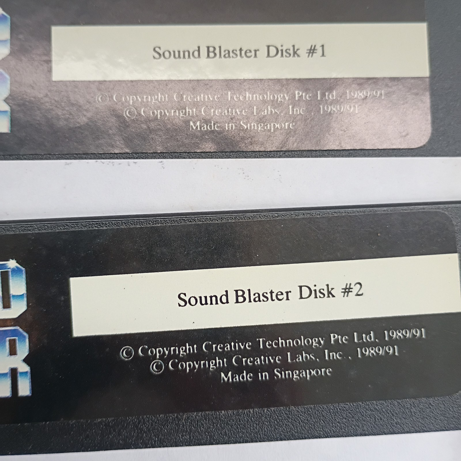 Sound Blaster Software 5.25” Floppy Disk 1989/91 Set Of 4 Disk Vintage