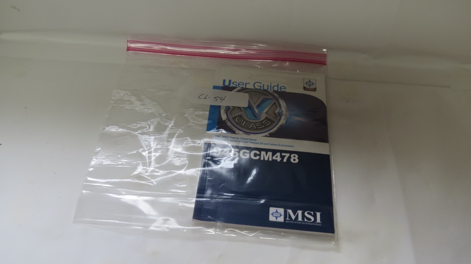 Genuine MSI Drivers & Utilities CD Intel Chipset For Windows XP G71-MI31020-J24