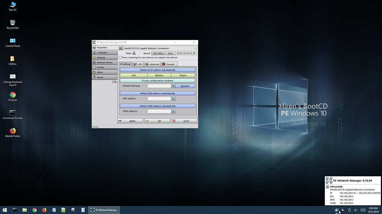 Hirens version 16.3 Boot CD USB Computer Repair Recovery 4 Windows +Bonus tools×
