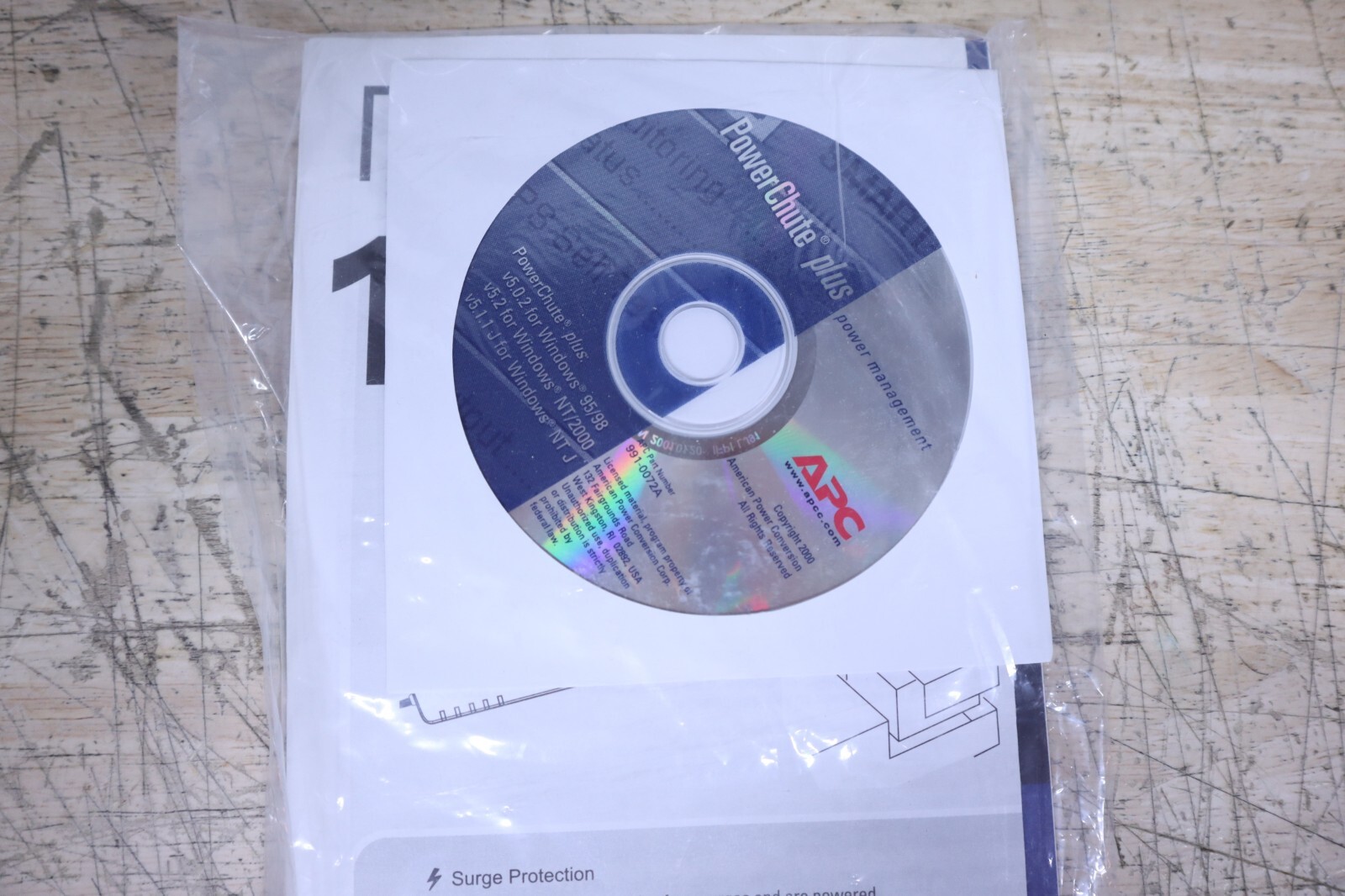 Nice New / NOS APC PowerChute Plus for Windows 3.x 95 98 NT 2000 ME CD-ROM – USA