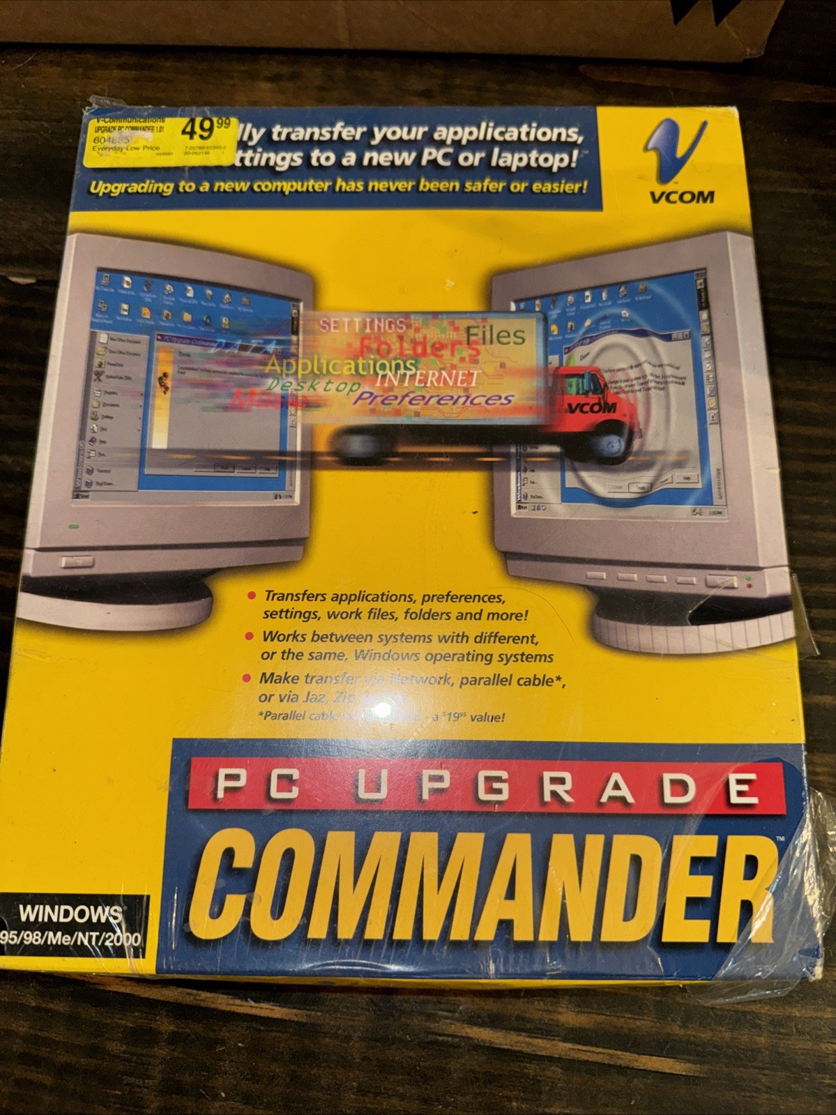 Vcom PC Upgrade Commander Windows 95/98/Me/Nt/2000. Sealed