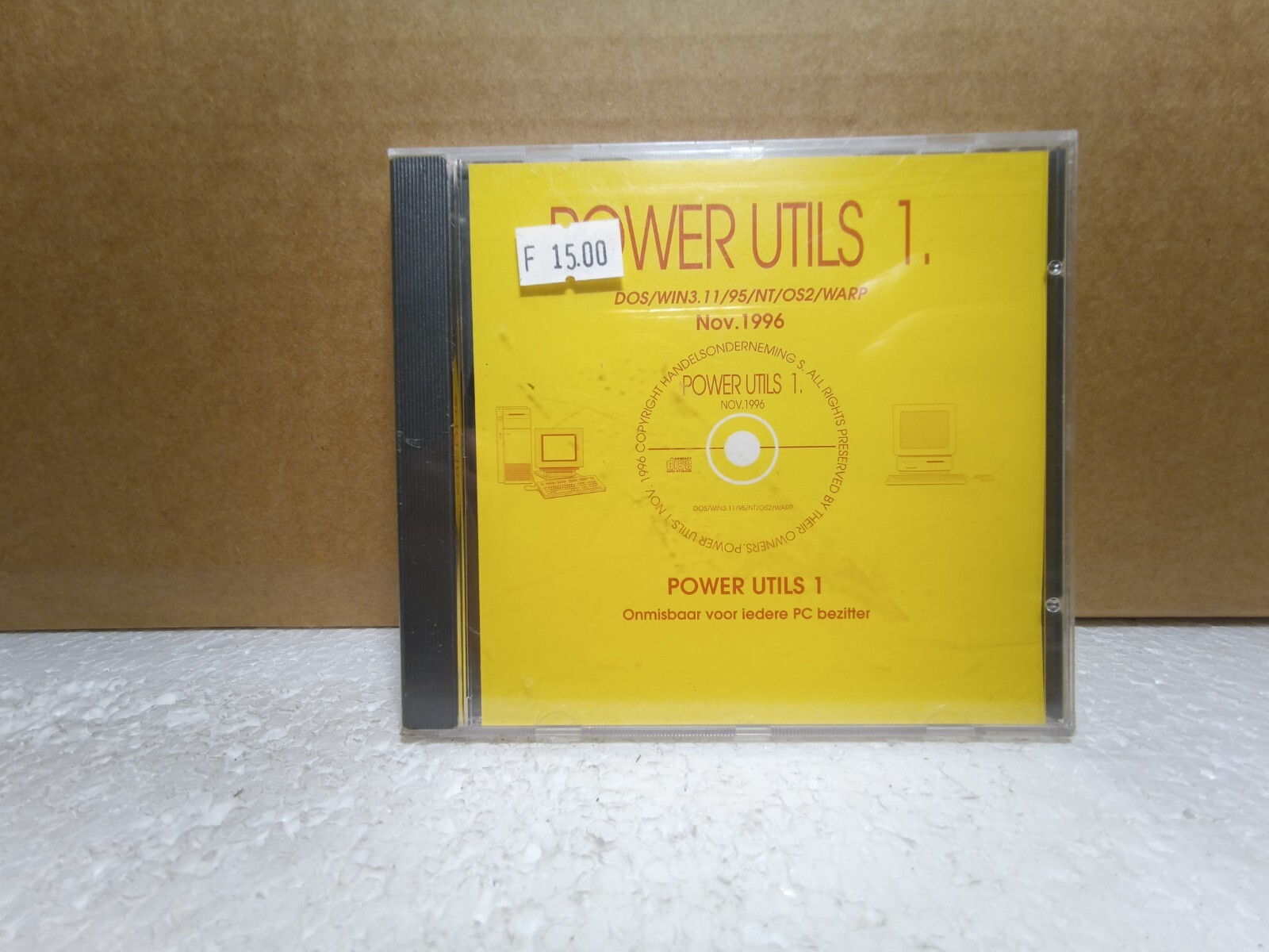 Power Utils 1 CD-ROM Nov 1996 Vintage PC Utilities Drivers DOS Win95 OS/2 New