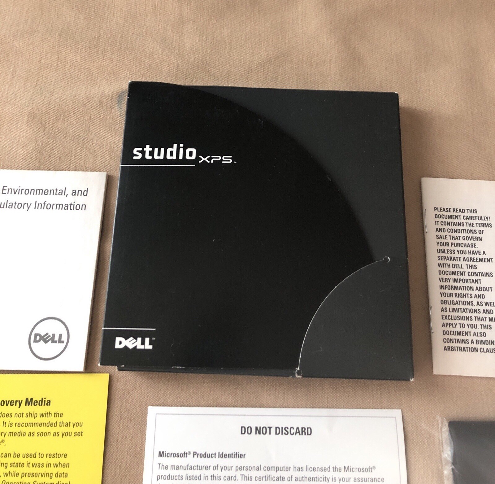 Dell Studio XPS Restore Setup Guide with Drivers and Utilities (See Photos)
