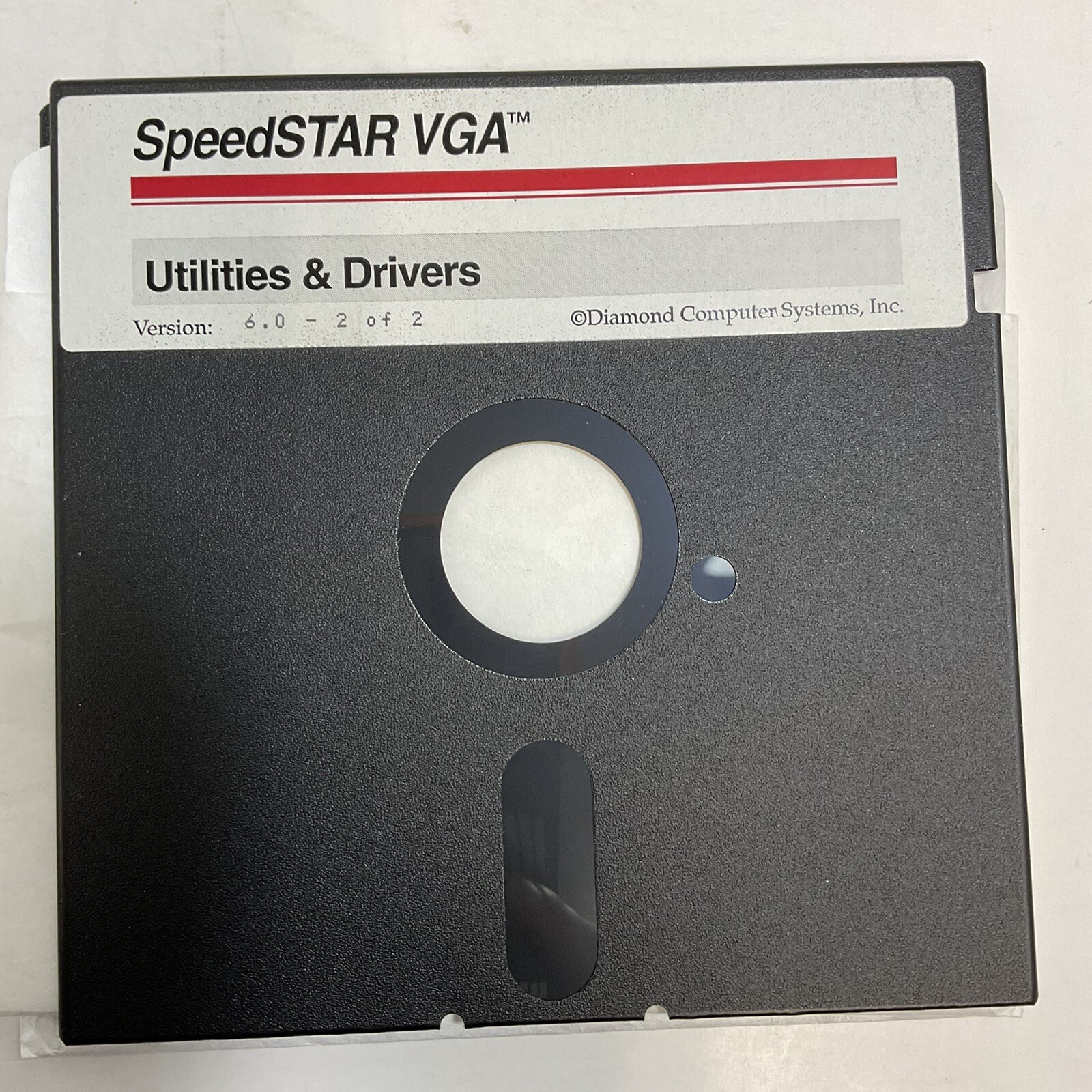Speedstar VGA Utility & Drivers 5.25” Disk 2 of 2 only ElectronicsRecycledCom