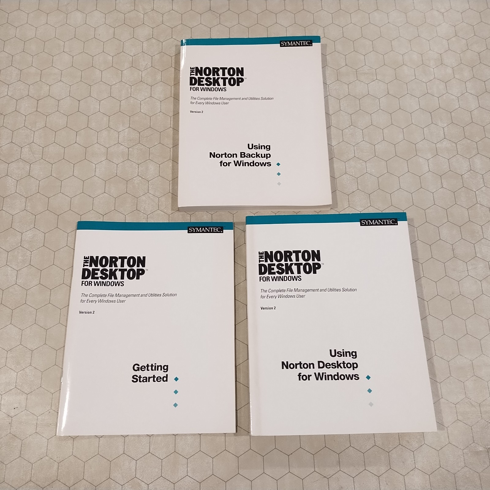 Norton Desktop for Windows 2.0, Symantec, IBM/PC, 3.5″ disks, 1992