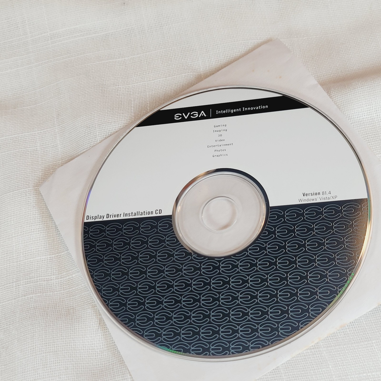 EVGA Display Driver Installation CD Version 81.4 for Windows Vista/XP