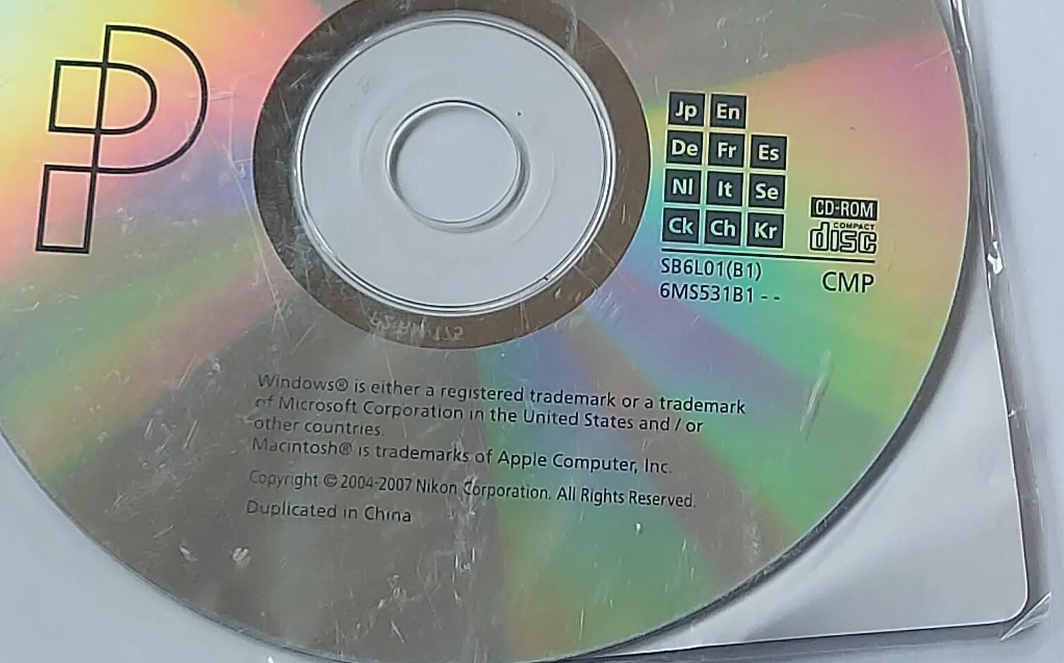 Nikon Picture Project 1.7 Windows & Mac CD-Rom & Reference Manual. New Sealed