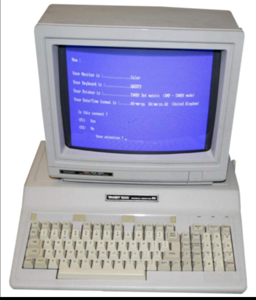 Tandy 1000 EX Boot system and Deskmate Disks / 5.25 Floppies Free ship ! !