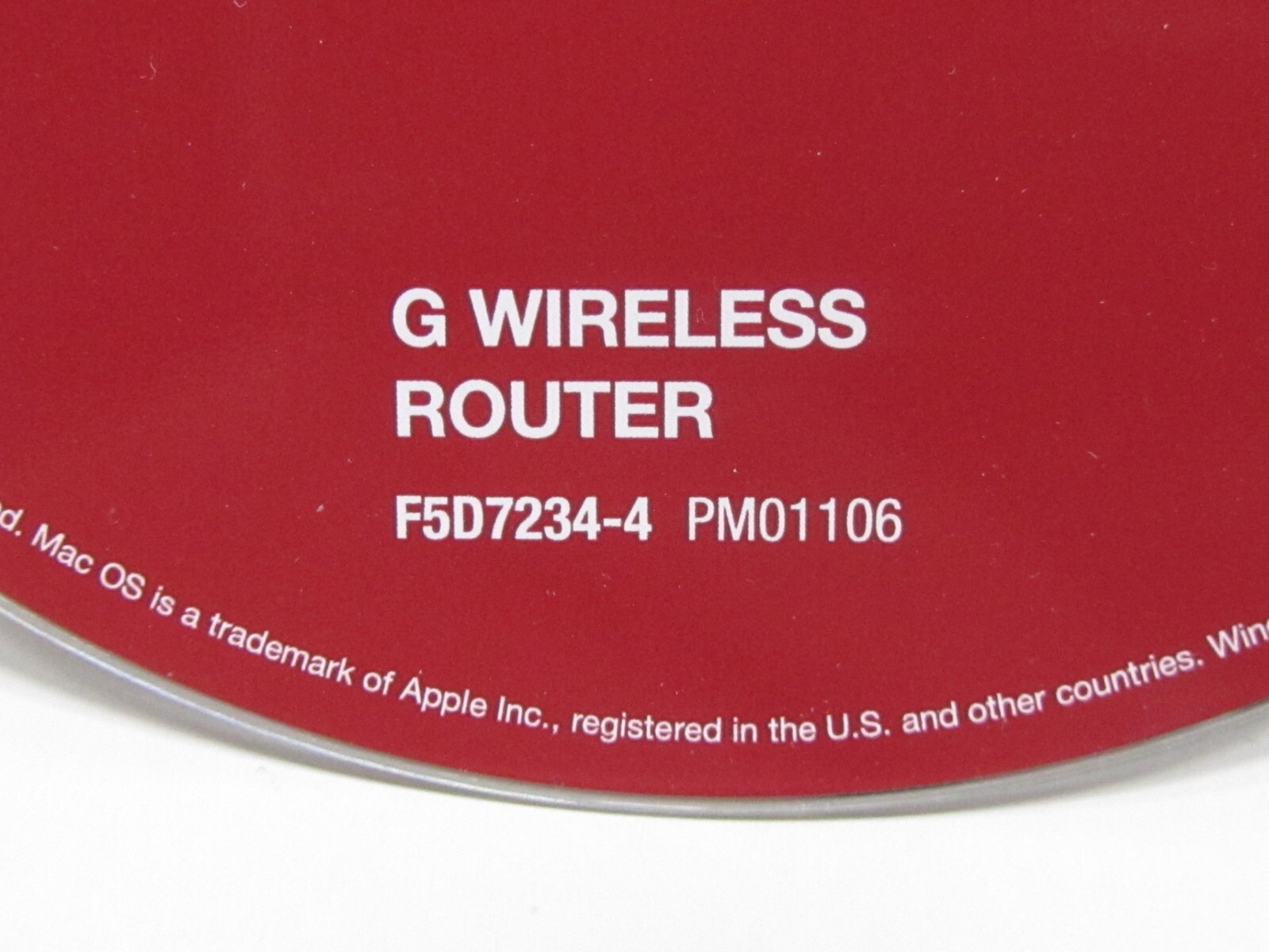 BELKIN G WIRELESS ROUTER INSTALLATION SOFTWARE AND MANUAL F5D7234-4.