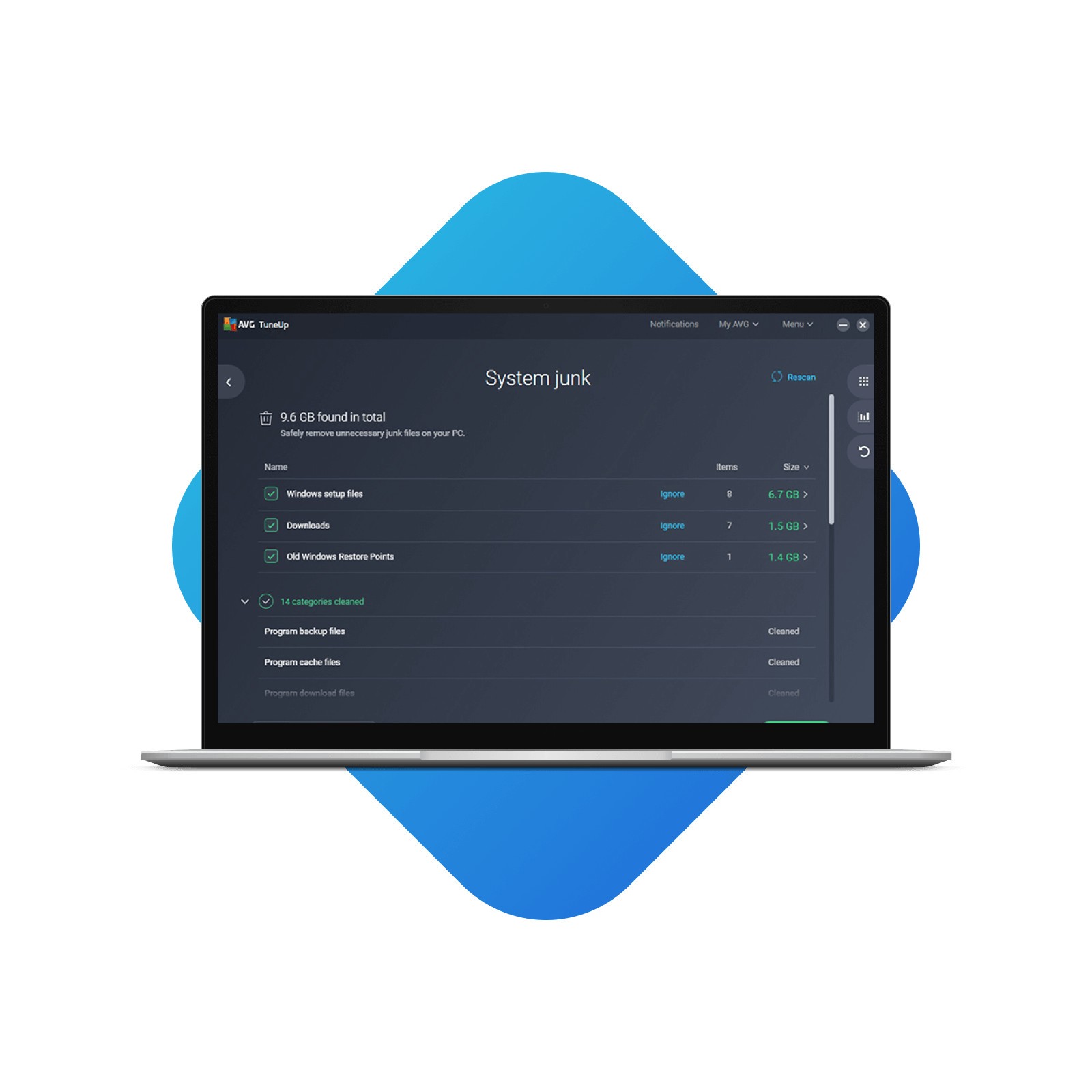 AVG TuneUp 2026 | 1-2 Years 1-10 Devices | Cleaner | Download