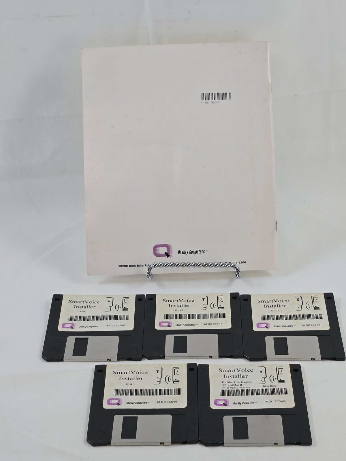 Vintage SmartVoice Installer Software & User’s Manual for Classic Mac 800K