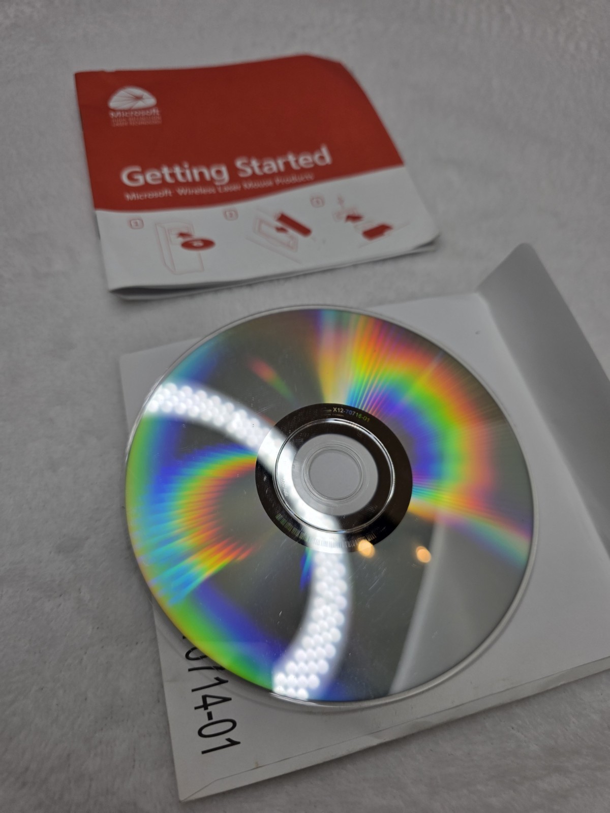 Vintage Y2K Microsoft IntelliPoint 6.0 6.1 Mac Wireless Mouse Driver Disc Manual