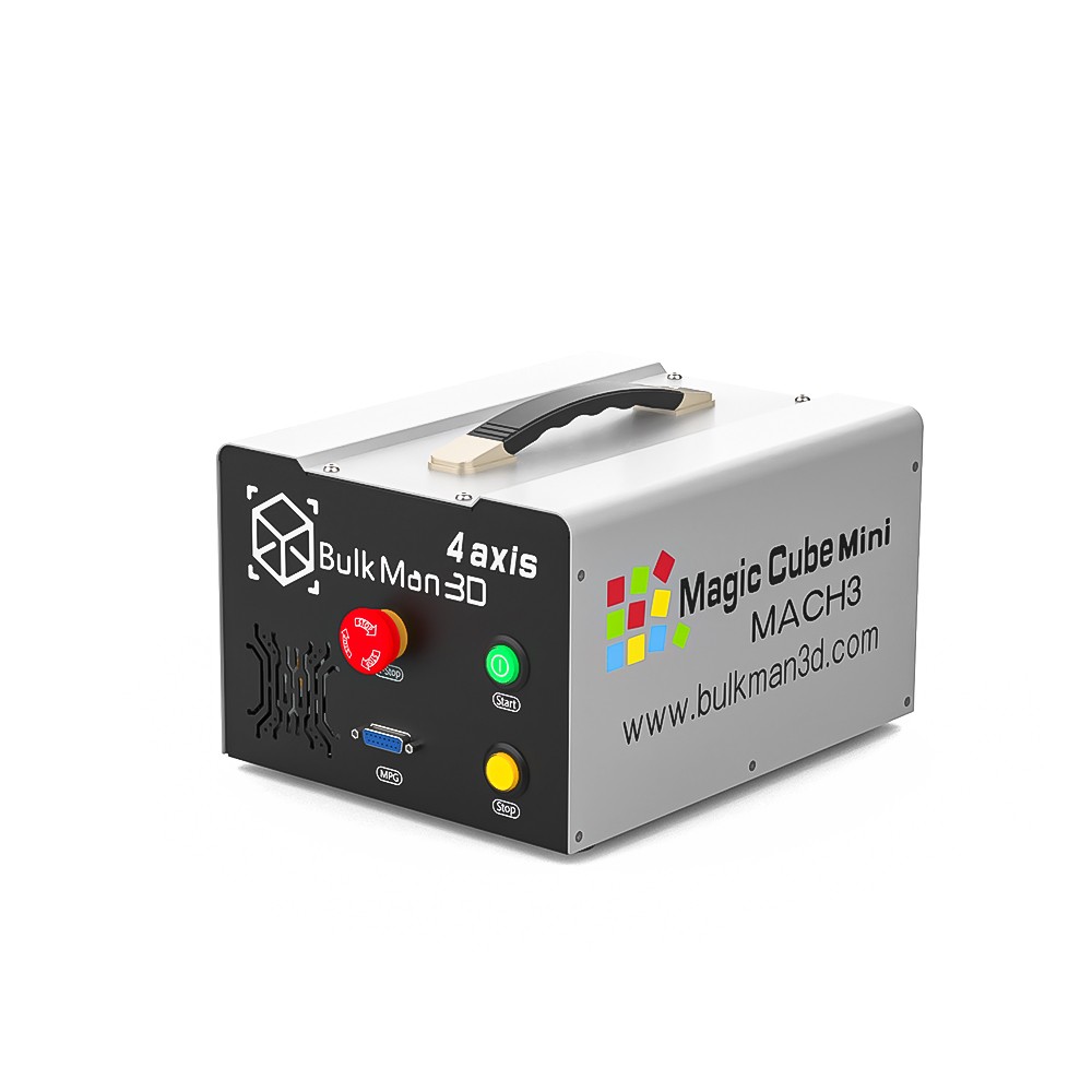 Mini UC300 Mach3 4-axis CNC Control Box with MPG Handwheel for Engarving Router