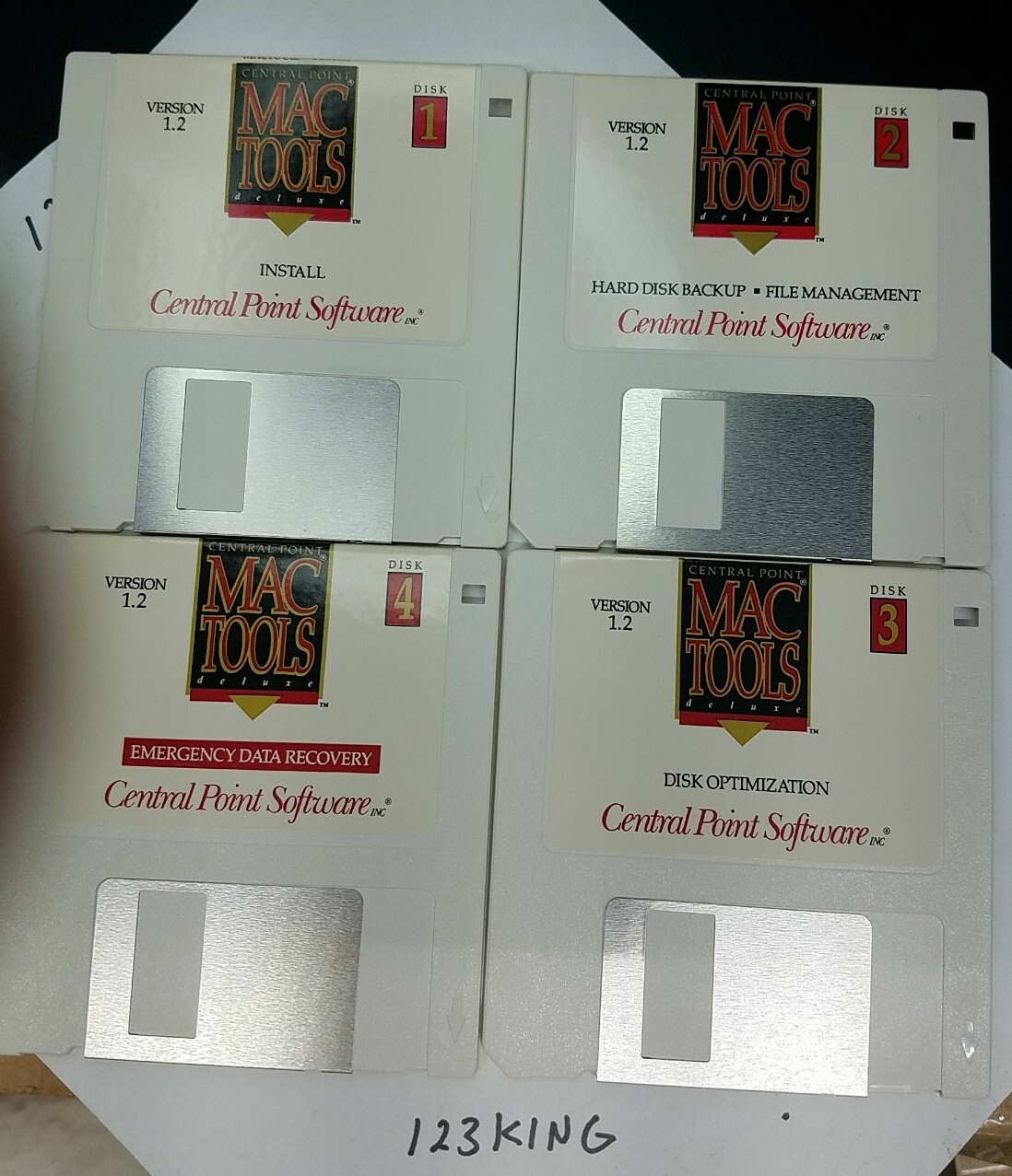 Central Point Mac Tools Deluxe V.1.2 System 7 compatible Data Recovery etc