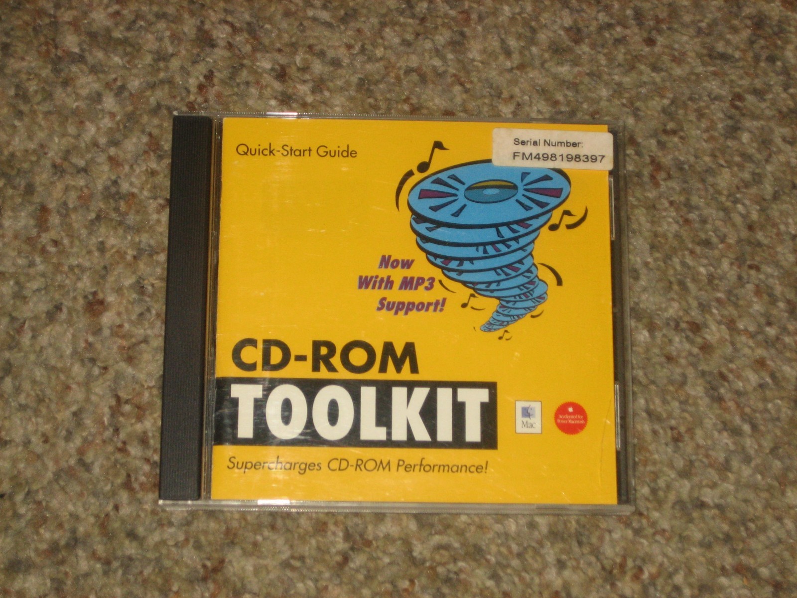 VINTAGE SOFTWARE FWB CD-ROM TOOLKIT FOR MACINTOSH 4.0 VERSION – WITH SERIAL #