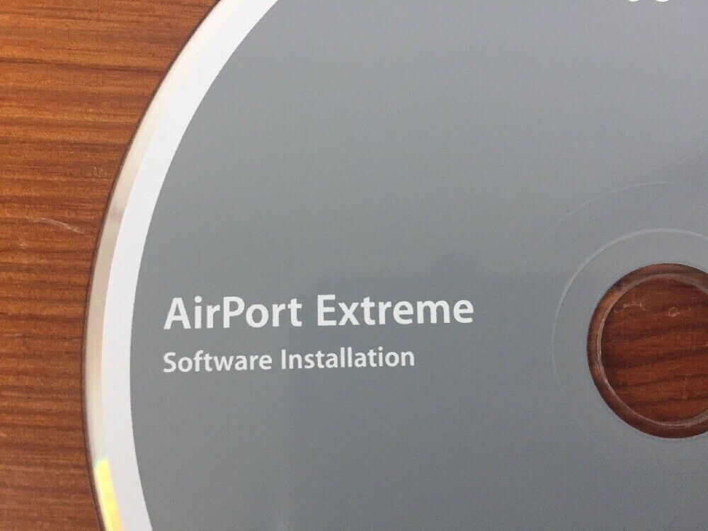 2004 Vintage Macintosh Mac AirPort Extreme Software Installation CD Disc 4.1