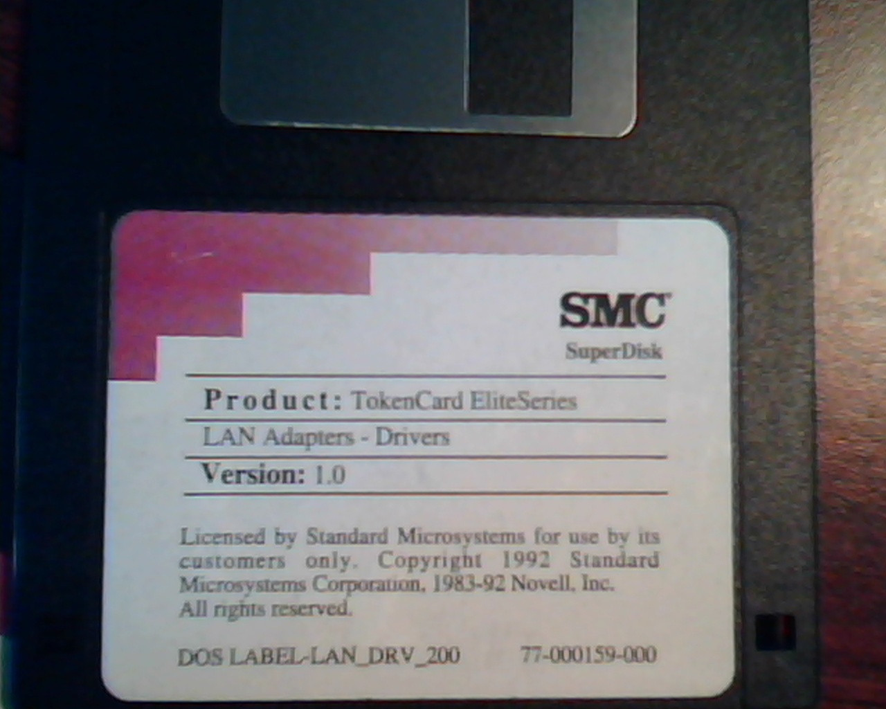 SMC TokenCard EliteSeries Manual Adapters Setup Diagnostics Floppies – UNOPENED