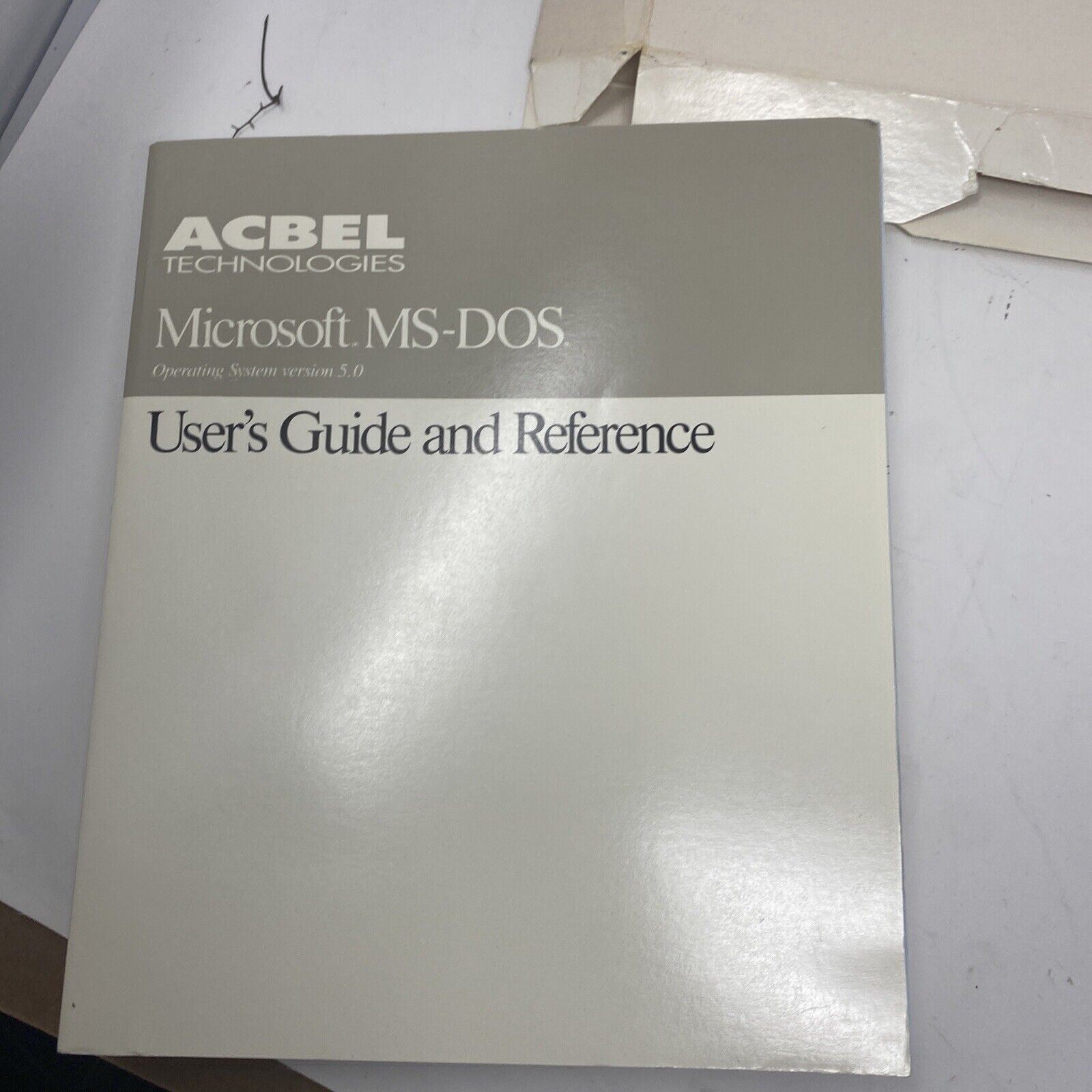 Microsoft MS-DOS 5 on 5 x 5-1/4″ 5.25″ Acbel Technologies Floppy Disks Complete